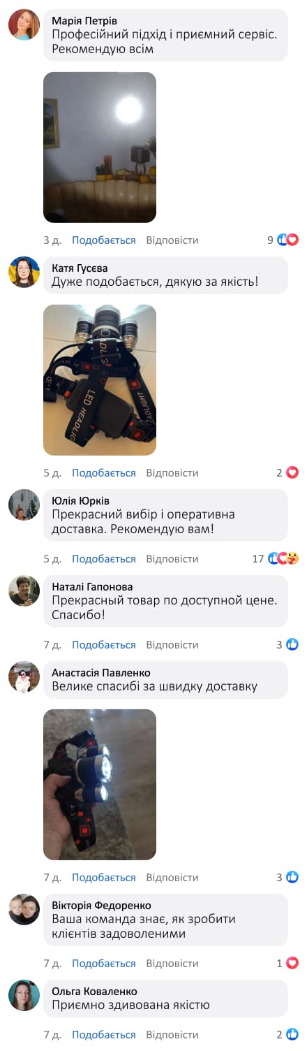 Налобний акумуляторний ліхтар із 3 світлодіодами